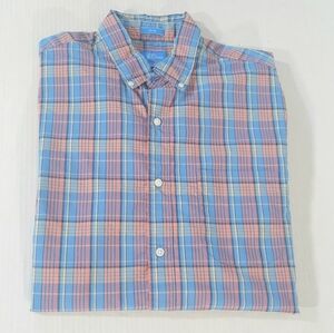 J Crew Plaid Lightweight Stretch Secret Wash Cotton Poplin Shirt